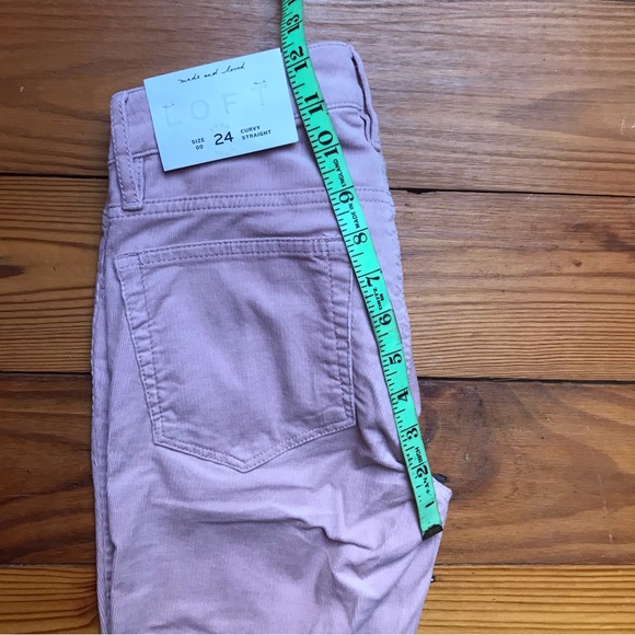 Loft Pink Navy Curvy Straight Corduroy Bundle, NWT, 24/00 - Picture 10 of 14